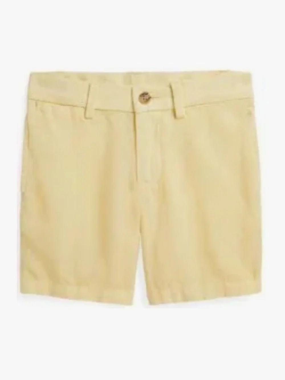 Ralph Lauren Plaid Short-Sleeve Shirt and Abrasion Twill Yellow Shorts Boys Set